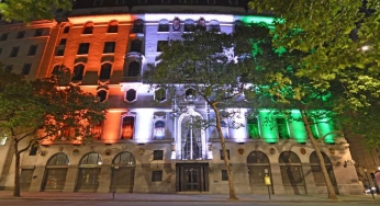 Indian mission lights up in energy efficient colours