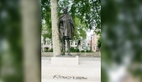 Gandhi statue graffiti evokes diaspora anger