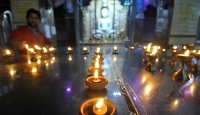 Prayers and lamps mark new Indian temple celebrations in UK