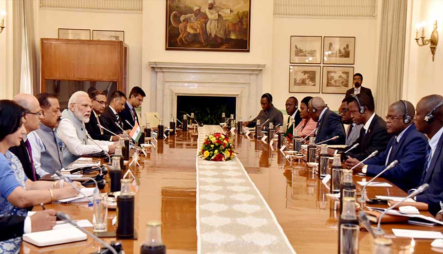 India is strengthening its bonds of friendship and support in the African continent