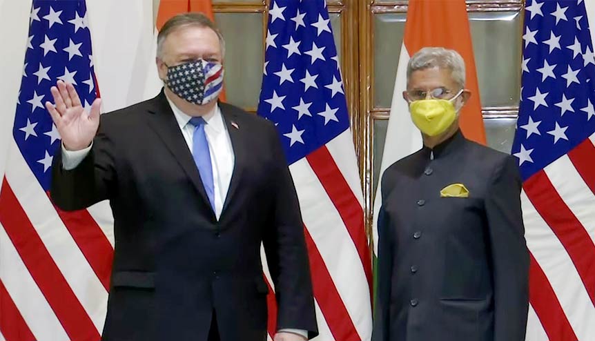 India sends a subtle message to China through the 2+2 dialogue